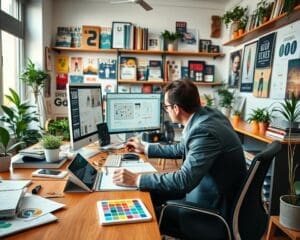 Carrière als grafisch ontwerper