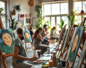 Waarom is een creatieve schilderworkshop ontspannend?