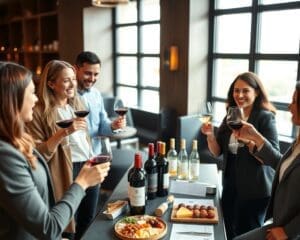 Waarom is een wijnproeverij populair bij groepen?