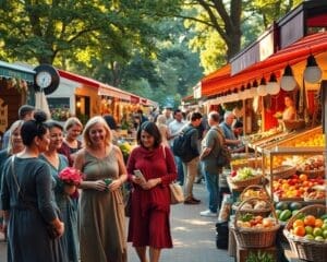 Wat maakt een marktbezoek zo gezellig?