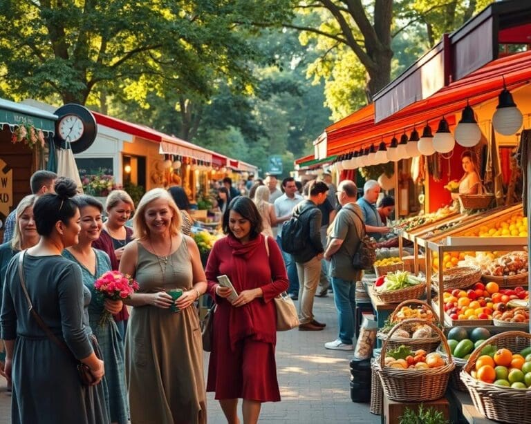 Wat maakt een marktbezoek zo gezellig?