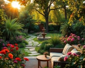 Wat maakt een tuin geschikt voor ontspanning?