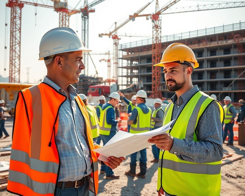 Wat zijn taken van een uitvoerder op de bouwplaats?