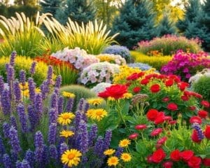 Welke tuinplanten zorgen voor kleur het hele jaar?