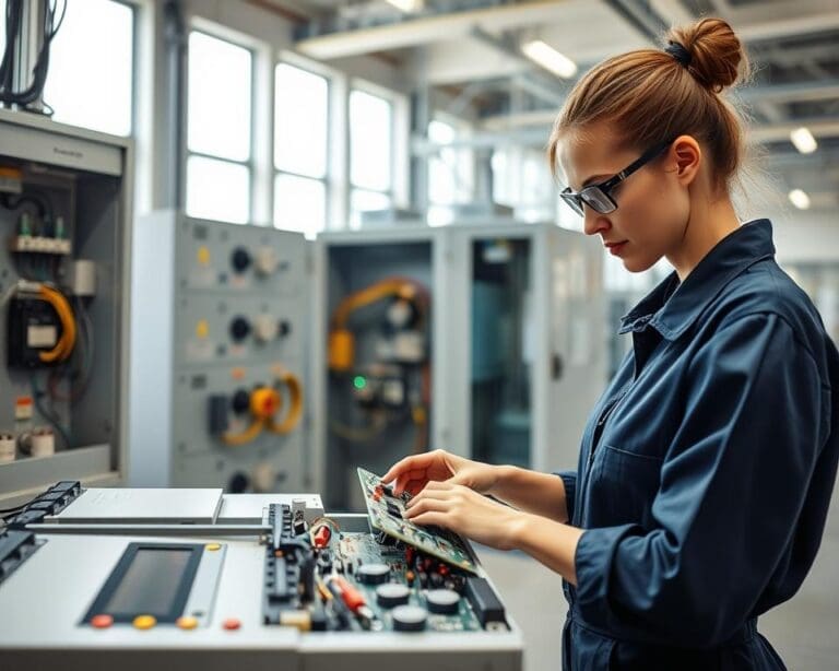 Werken als elektromonteur in de techniek