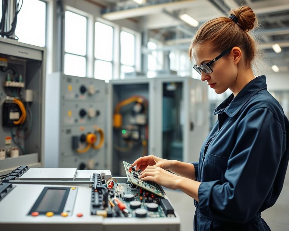 Werken als elektromonteur in de techniek