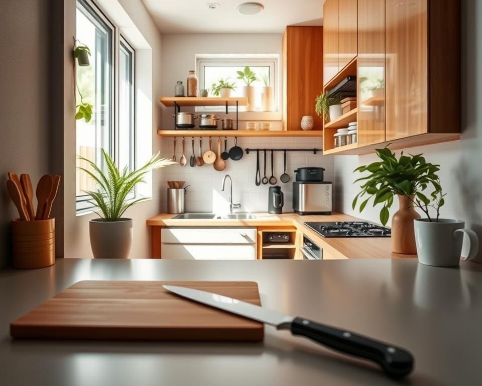 kleine keuken praktisch inrichten