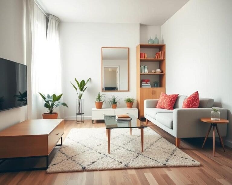 kleine woonkamer inrichten